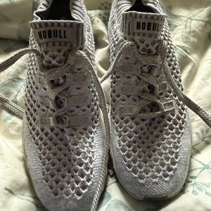 NOBULL Light Gray Knit Trainers